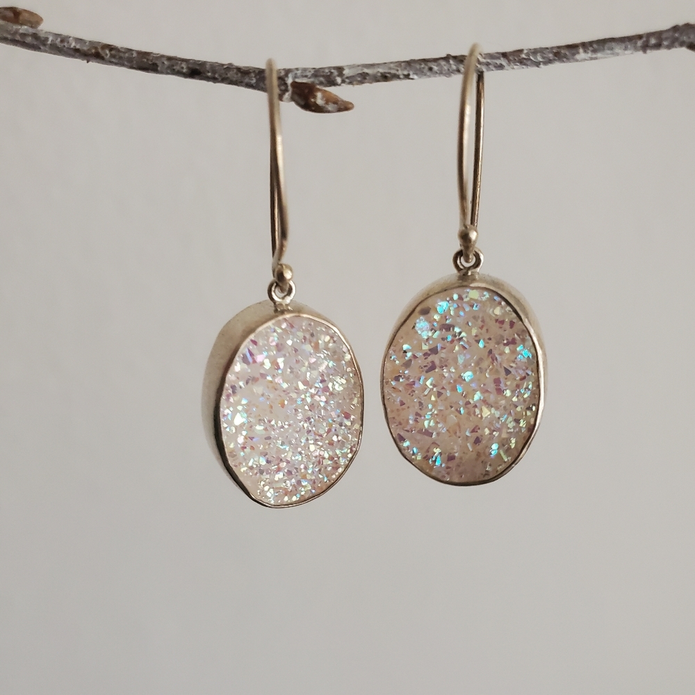 Drusy earrings